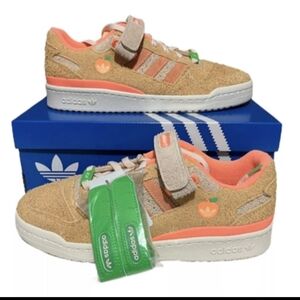 Adidas Men's Forum Low Shoes - Acid Orange / Beam Orange / Semi Screaming Green